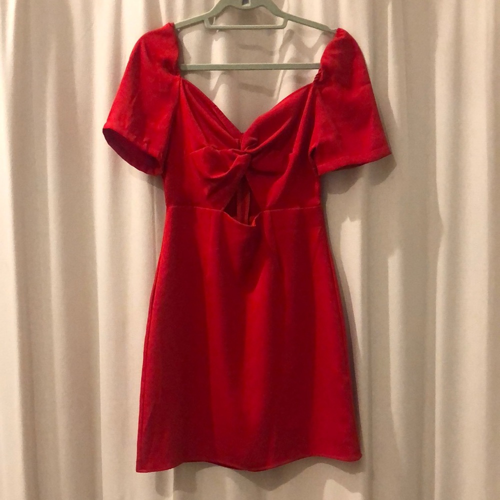 Revolve About Us Red Dress